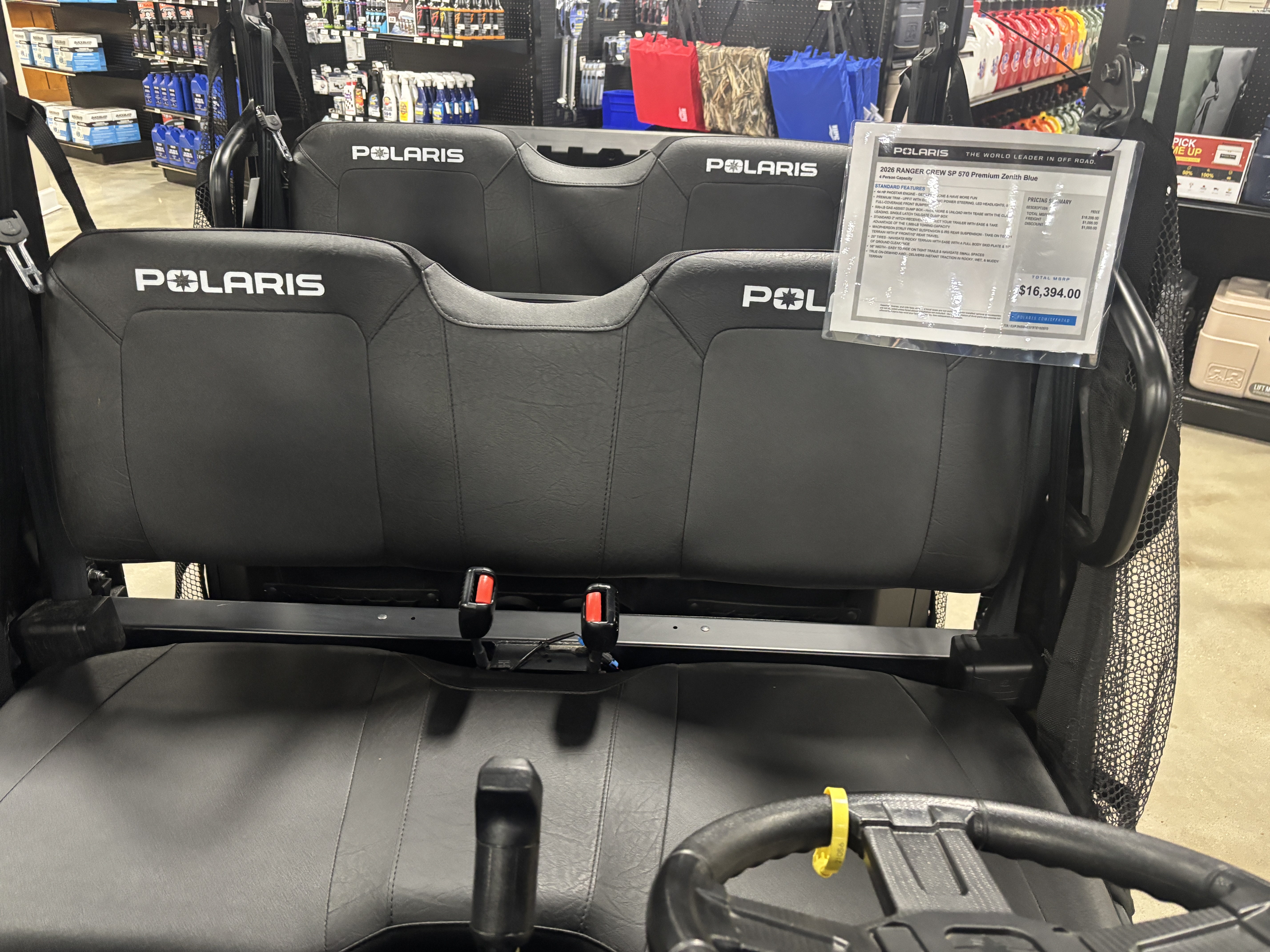 2026 POLARIS Ranger Crew SP 570 Premium Zenith Blue RTV