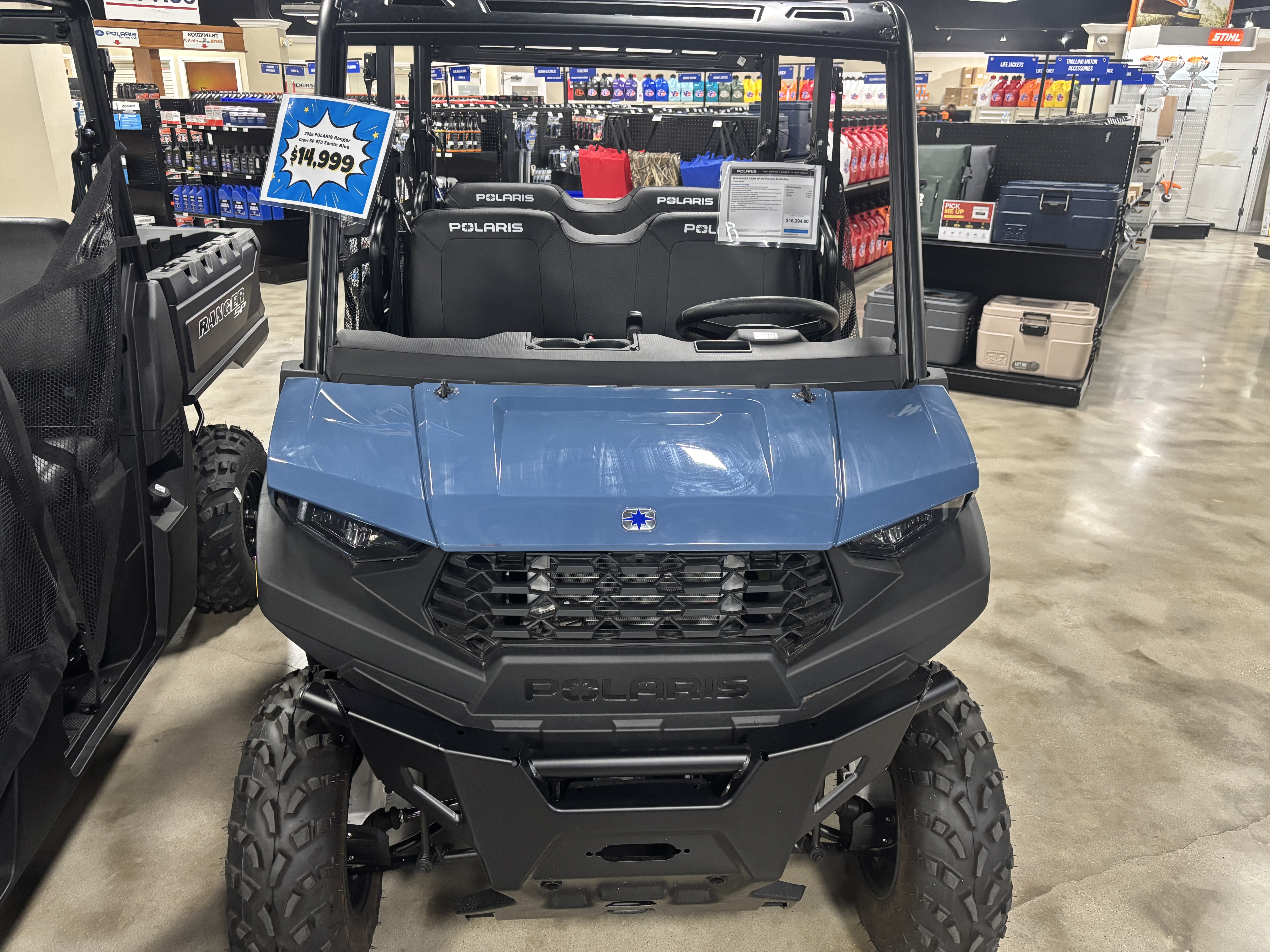 2026 POLARIS Ranger Crew SP 570 Premium Zenith Blue RTV